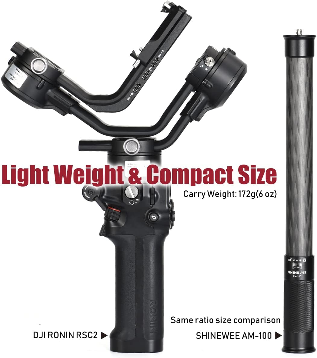 4 Section Carbon Fiber Extension Pole with 1/4 Screw Mount R71711