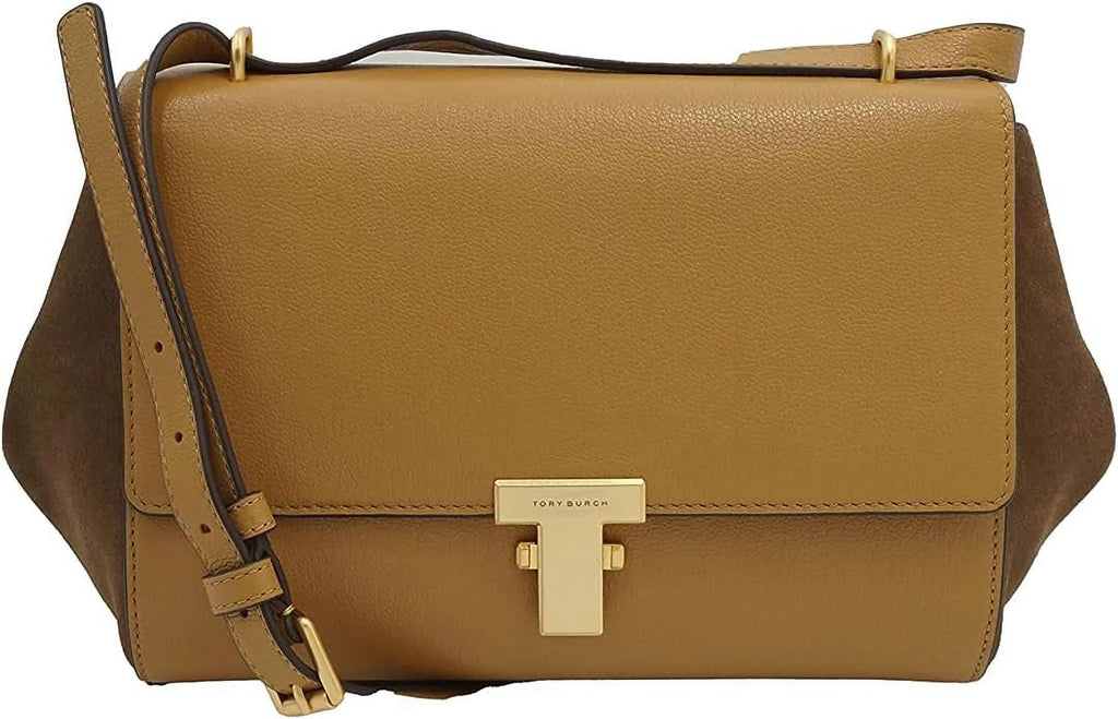 Brown Suede Leather Satchel Bag G486778