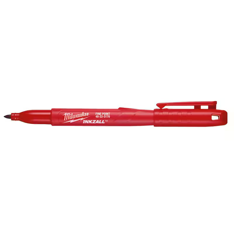 Red Fine Point Permanent Marker 36-Pack A348
