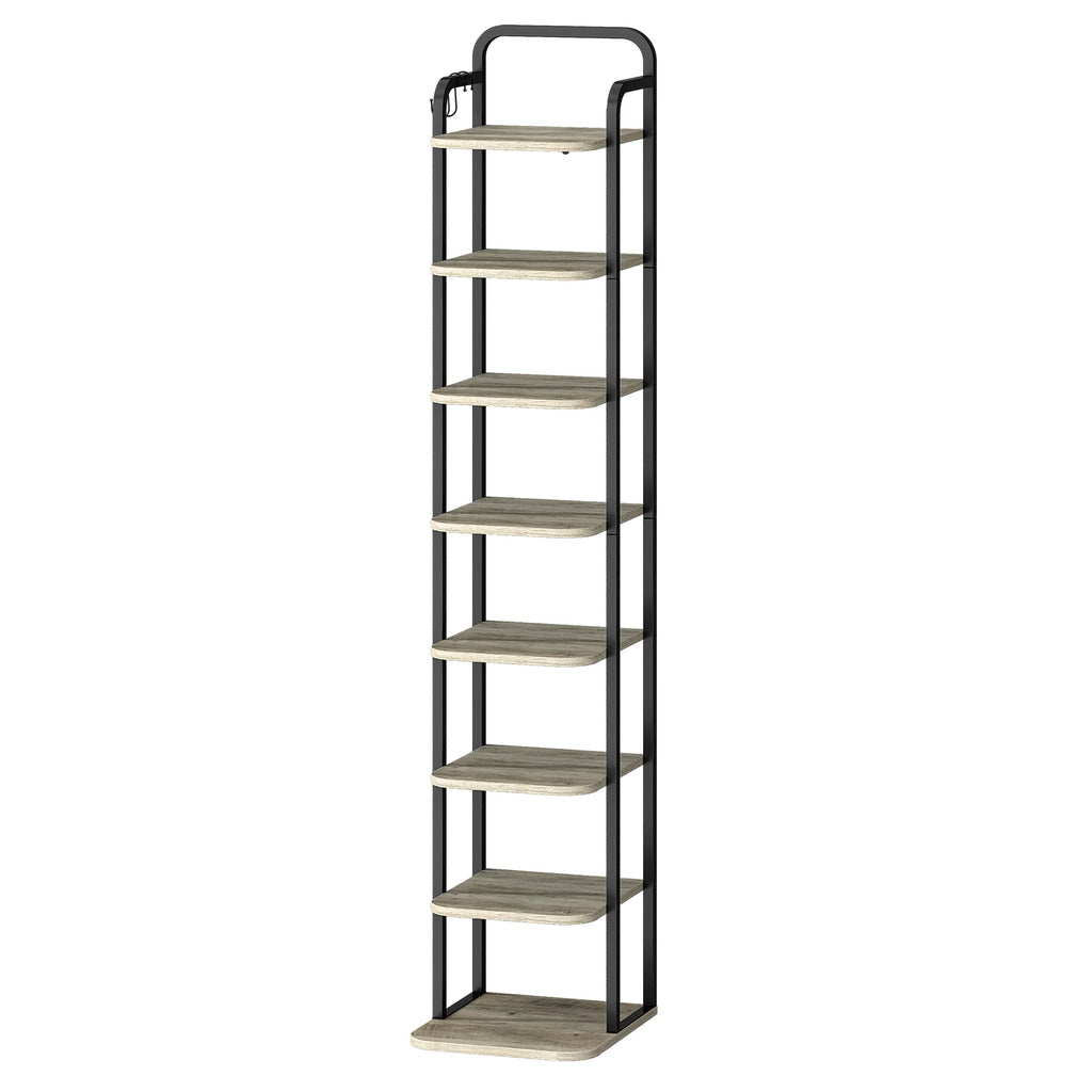 8 Tier Narrow Shoe Rack V2879