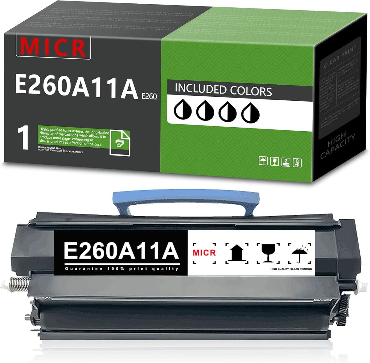 Compatible MICR Toner Cartridge Replacement (1 Black) O3674