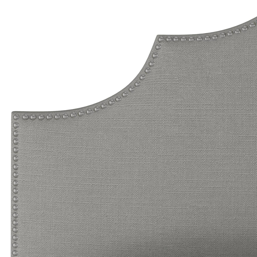 Navy Linen California King Headboard U26744