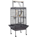 Wrought Iron Rolling Large Parrot Bird Cage P227