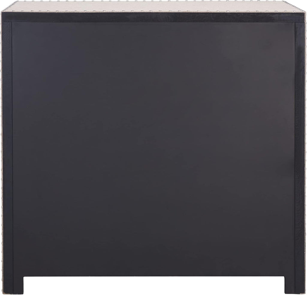 Grey 3 Drawer Chest D9874