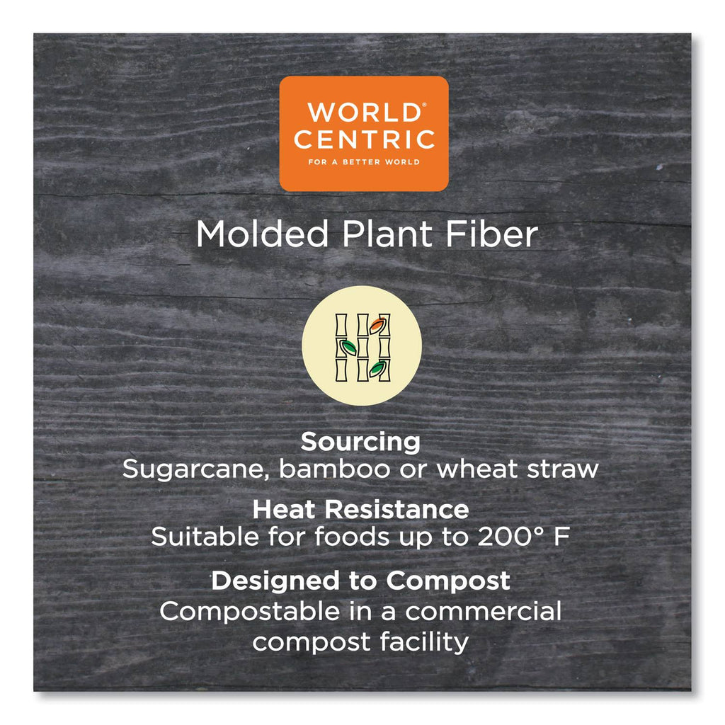 Fiber Trays, PLA Lined, PFAS Free, 9.1 x 7.1 x 0.7, Natural, 500/Carton Z914