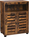 Bathroom Storage Cabinet with Louvered Doors and Adjustable Shelf C105272