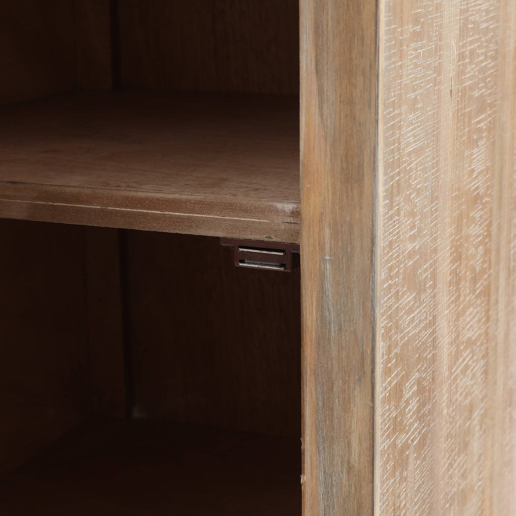 Metal and Wood Tall Tower Cabinet C291687
