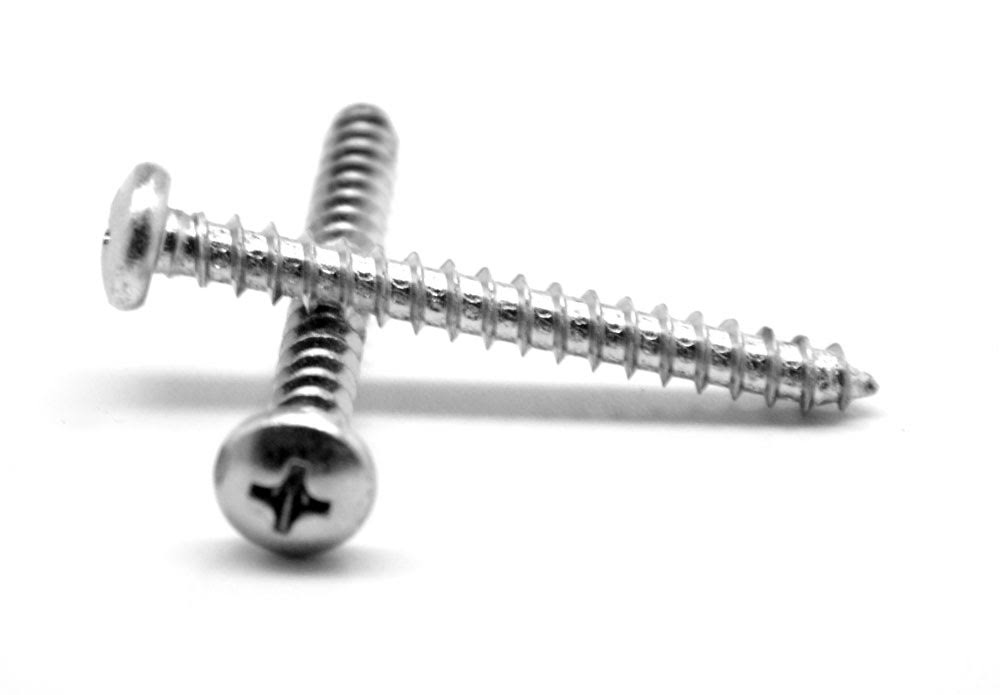 #7-16 x 1 1/2 Sheet Metal Screw Phillips Pan Head Zinc Plated K1332