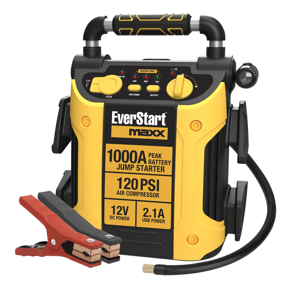 1000 Peak Amp Jump Starter with Compressor M5217