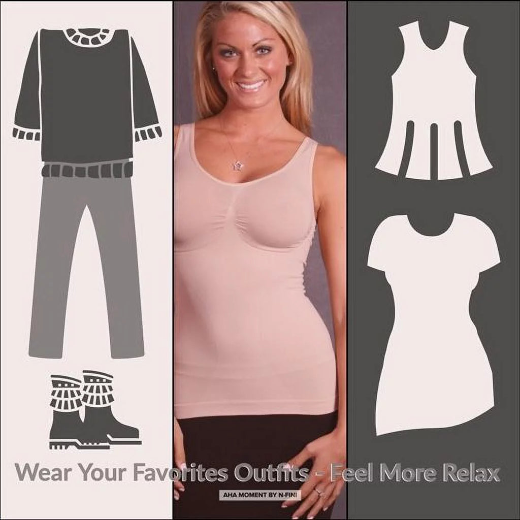 Plus Shapewear Tank Top Black G4748