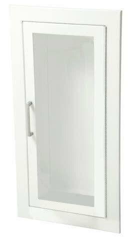Steel Fire Extinguisher Cabinet Surface Mount Full Glass with Pull Handle N106157
