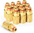 12PCS 1/4-Inch Brass Quick Connect Air Coupler Q8879