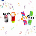 Baby Socks Toys Wrist Rattle and Foot Finder Developmental Early Educational Toys Set (4 PCS) U256397