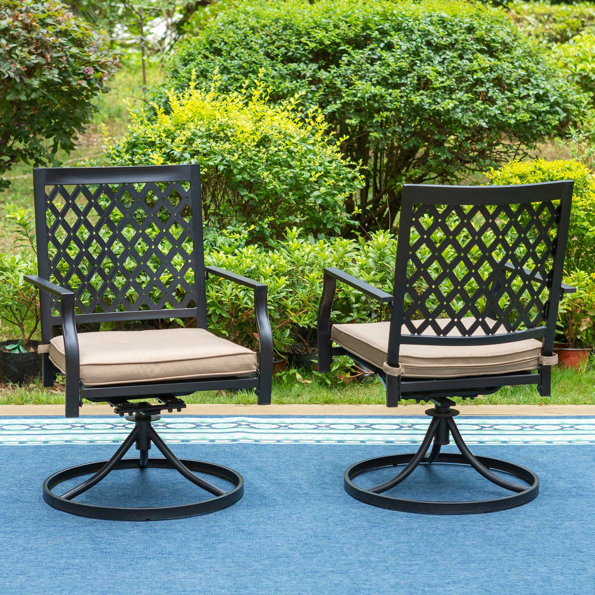 8-Piece Outdoor Dining Set with 13 ft Umbrella X80315
