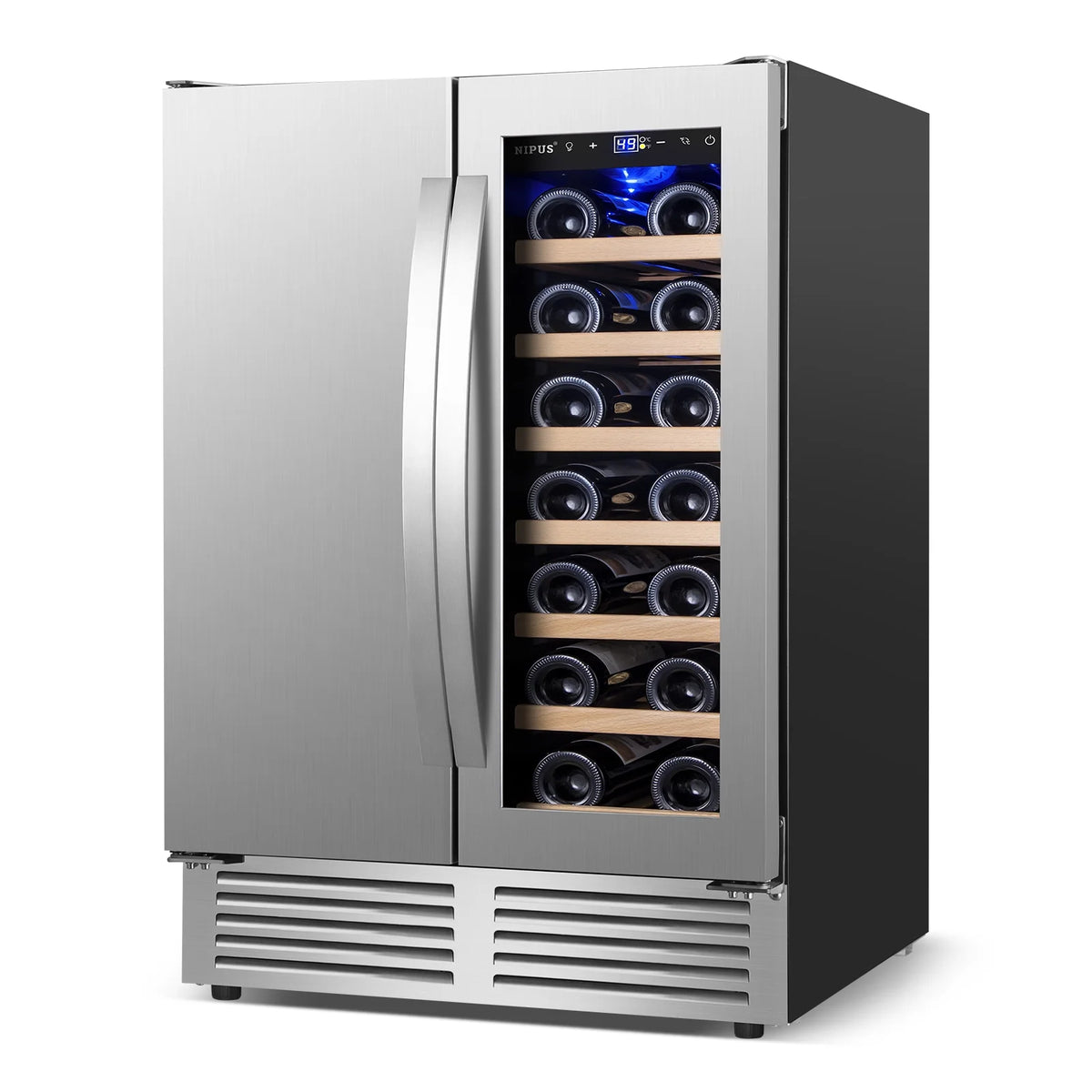 18 Bottle 57 Can Wine and Beverage Refrigerator D698