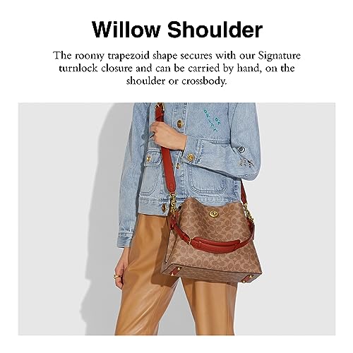 Polished Pebble Leather Willow Shoulder Bag A204