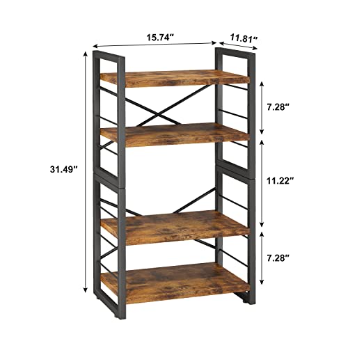 3 Tier Metal Black Bookshelf R63861
