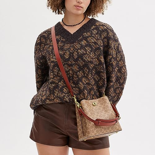 Polished Pebble Leather Willow Shoulder Bag A204