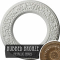 Blackthorn Ceiling Medallion 13 3/8x22OD x 7 1/2x22ID x 3/4x22P Hand-Painted Rubbed Bronze Z365