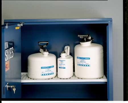 White Polyethylene Laboratory Safety Can, 1 Gallon X863969