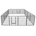 32 inch 16 Panel Foldable Metal Pet Playpen X7565