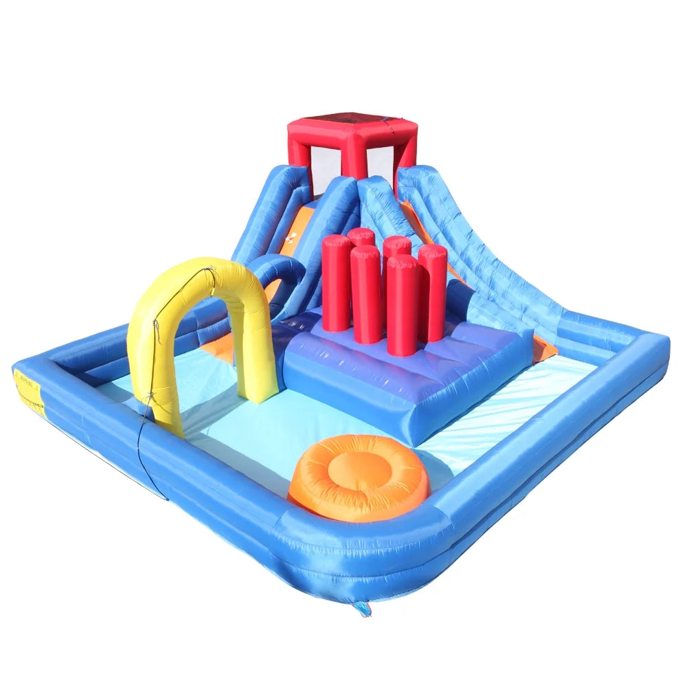 Inflatable Water Slide Bouncy Castle with Pool Area and Climbing Wall O3614
