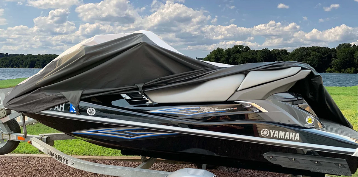 Black/Grey PWC JetSki Cover M22050