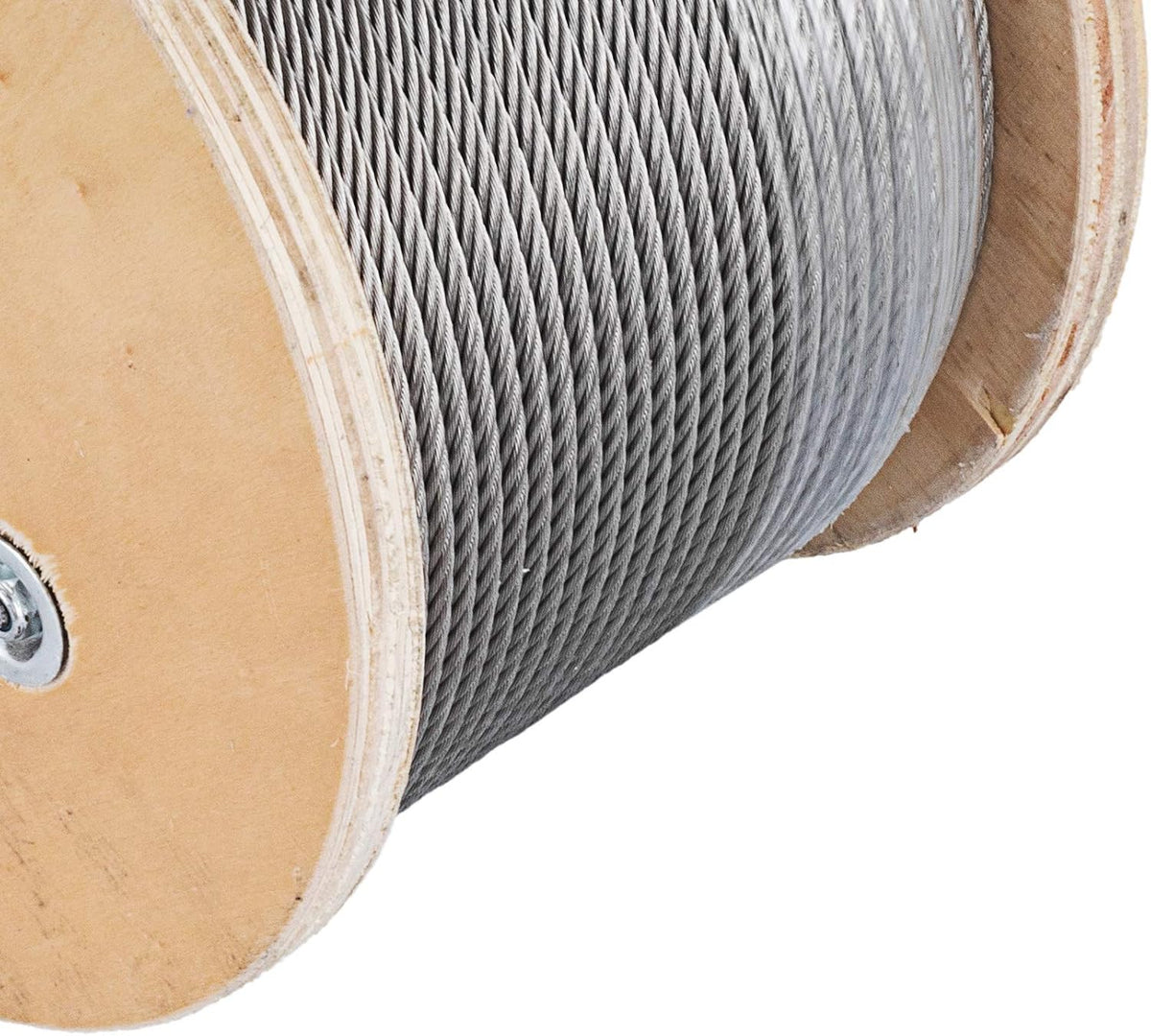 304 Stainless Steel Wire Rope 500ft 3/16 7x19 Cable U26343