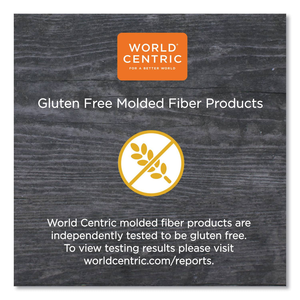 Fiber Trays, PLA Lined, PFAS Free, 9.1 x 7.1 x 0.7, Natural, 500/Carton Z914