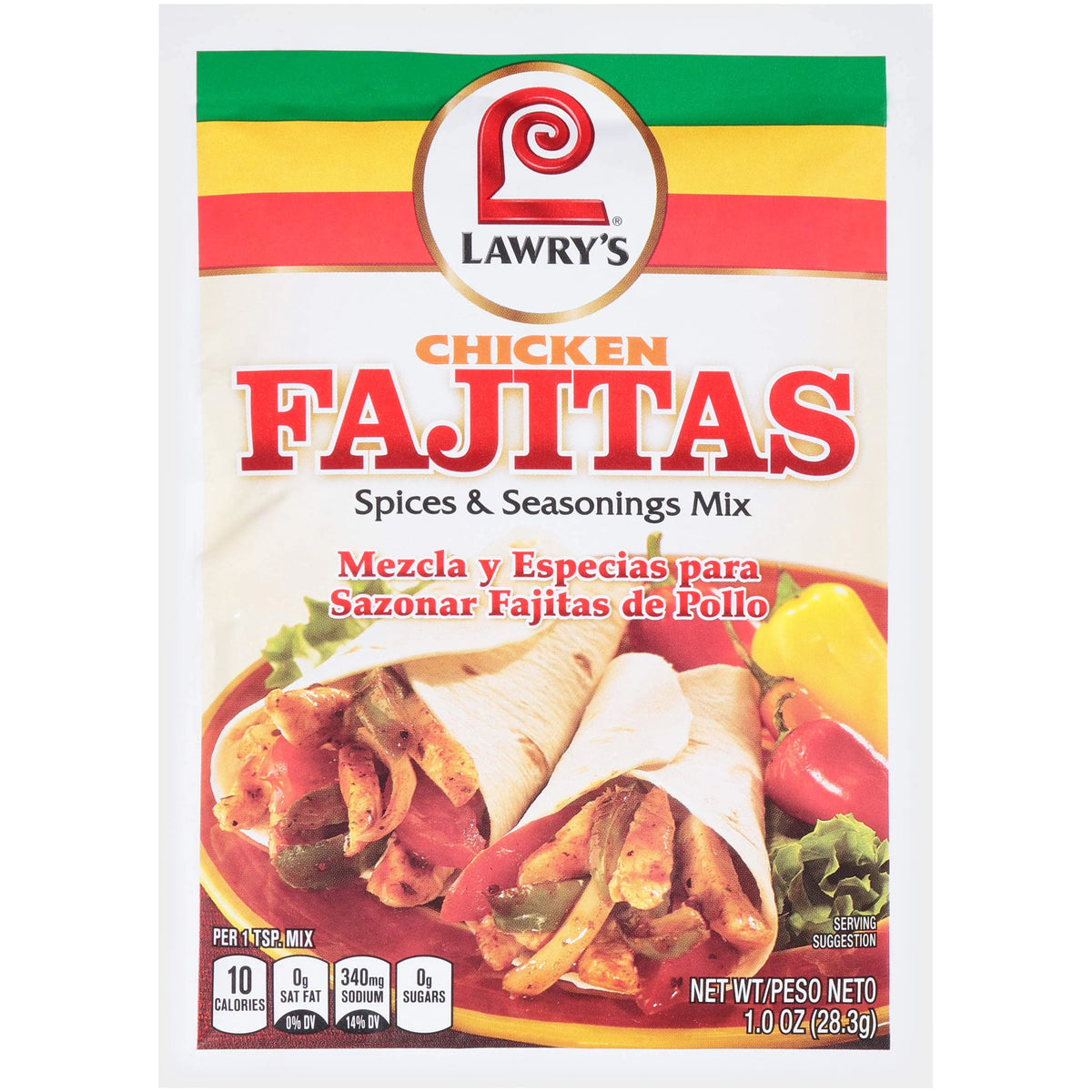 Fajita Chicken Mix, 1-Ounce (Pack Of 12) R56552