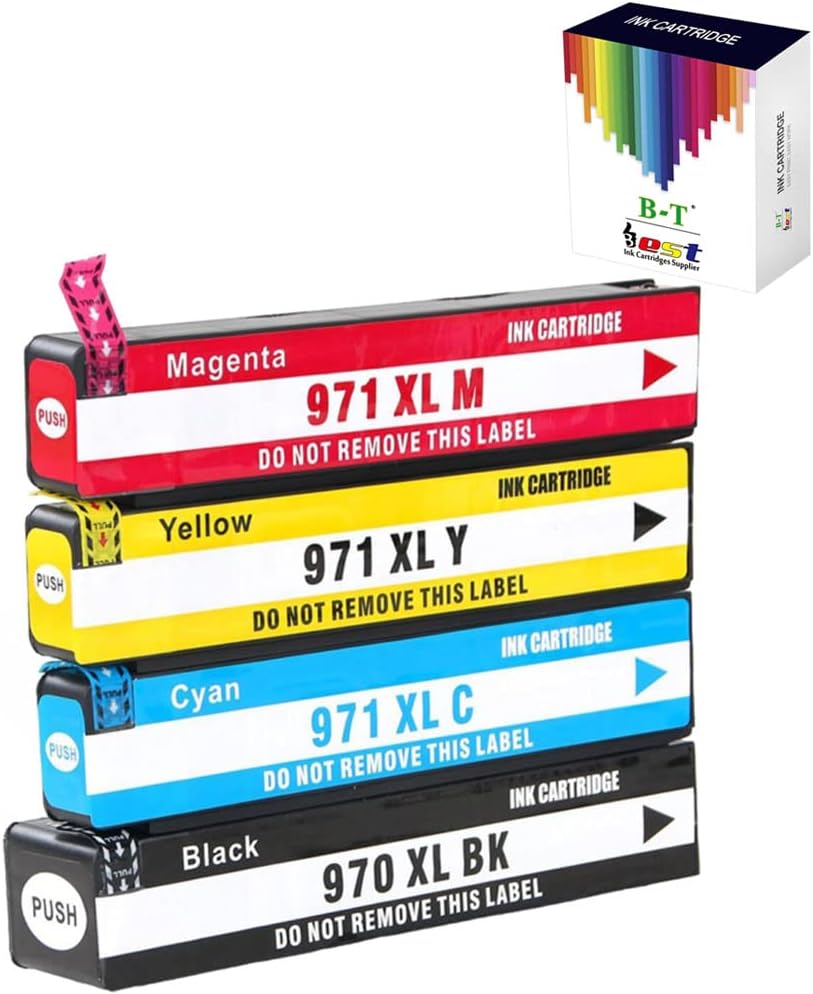 Black Cyan Magenta Yellow Ink Cartridge Replacement P89322