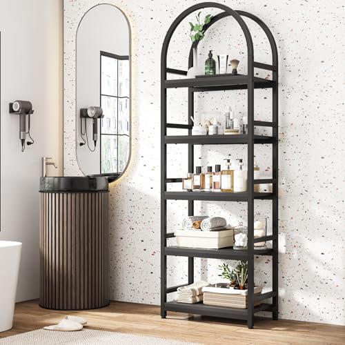 4-Tier Open Bookshelf with Metal Frame W714