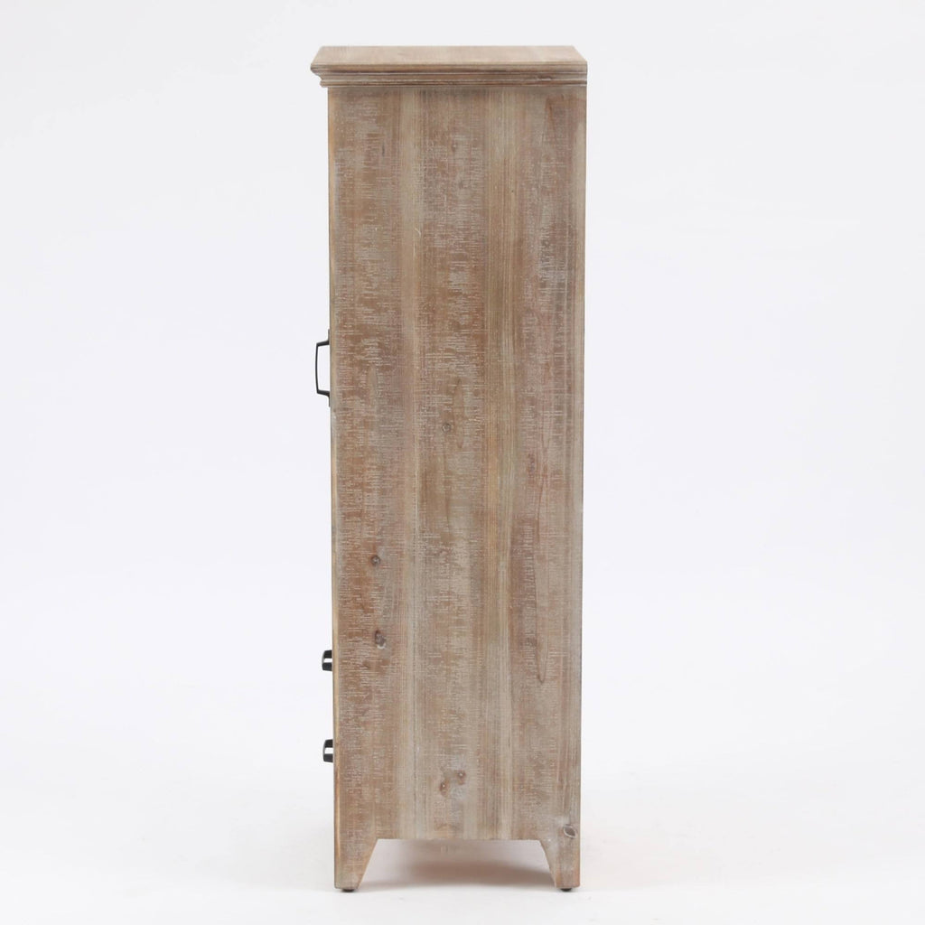 Metal and Wood Tall Tower Cabinet C291687