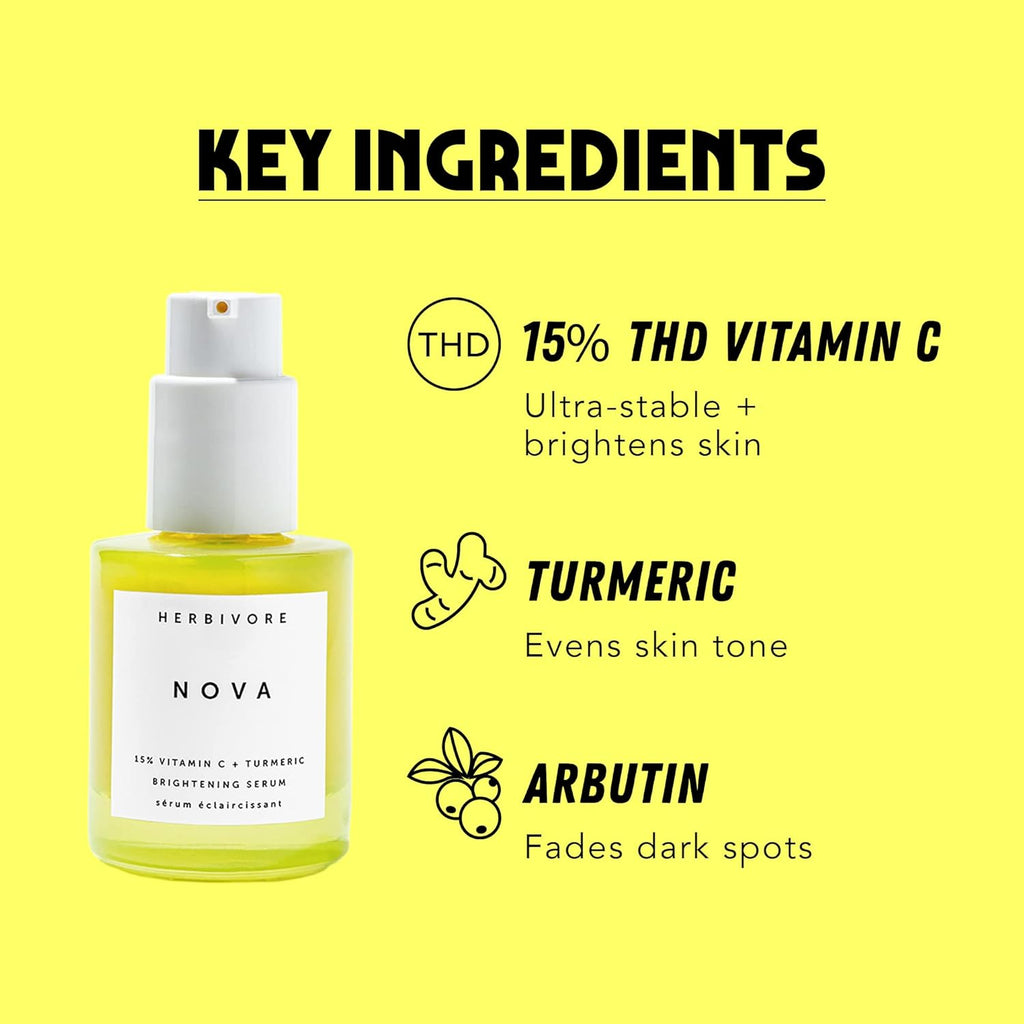 15% Vitamin C Turmeric Brightening Serum 1 fl oz Pack of 2 Q19169