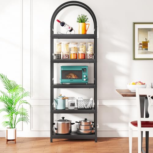 4-Tier Open Bookshelf with Metal Frame W714