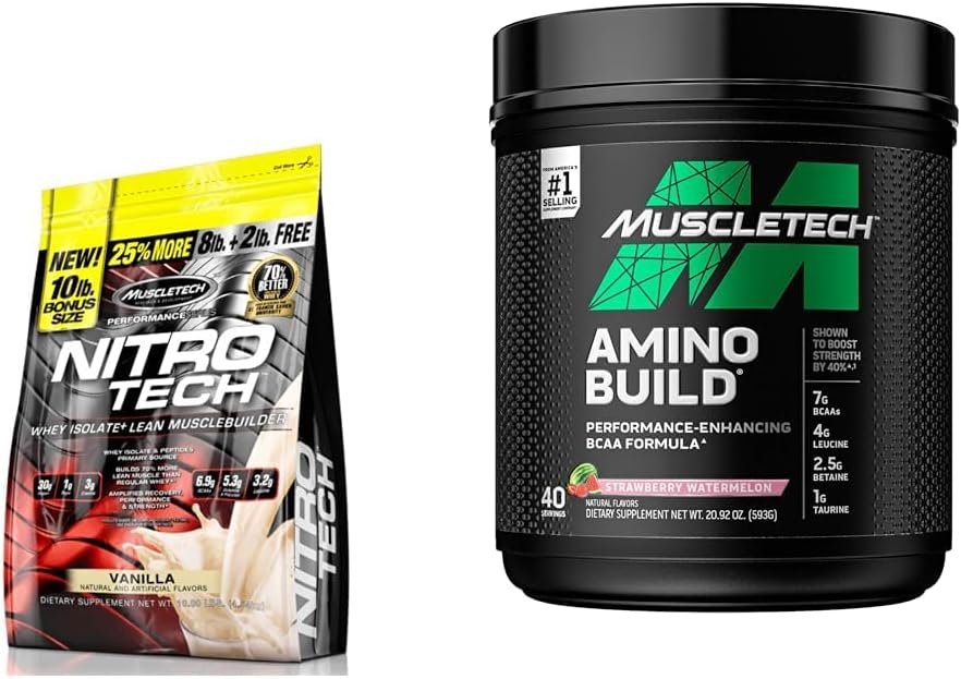Whey Protein Powder Isolate & Peptides with Creatine and BCAA Amino Acids K47265