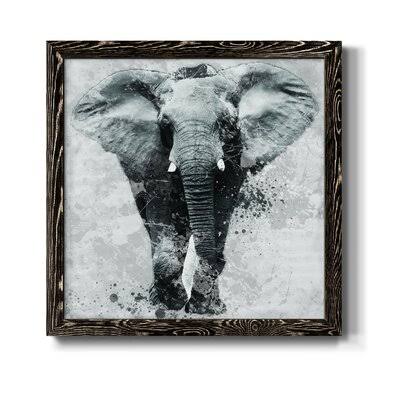 Framed Canvas 24x24 Black G649968