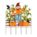 Metal Scarecrow & Corns Yard Stake C701