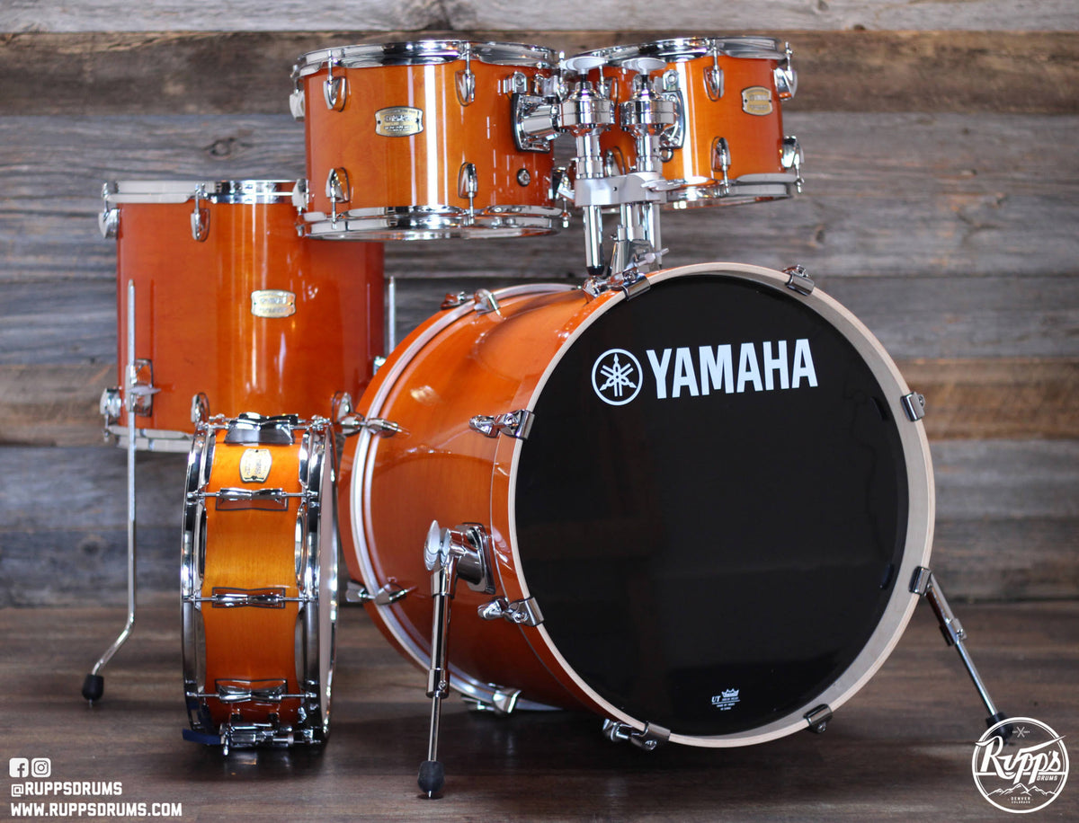 5-Piece Birch Shell Pack with 20x22 Bass Drum Honey Amber N929