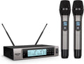 Dual Dynamic Handheld UHF Wireless Microphone System I84046