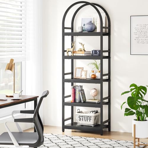 4-Tier Open Bookshelf with Metal Frame W714
