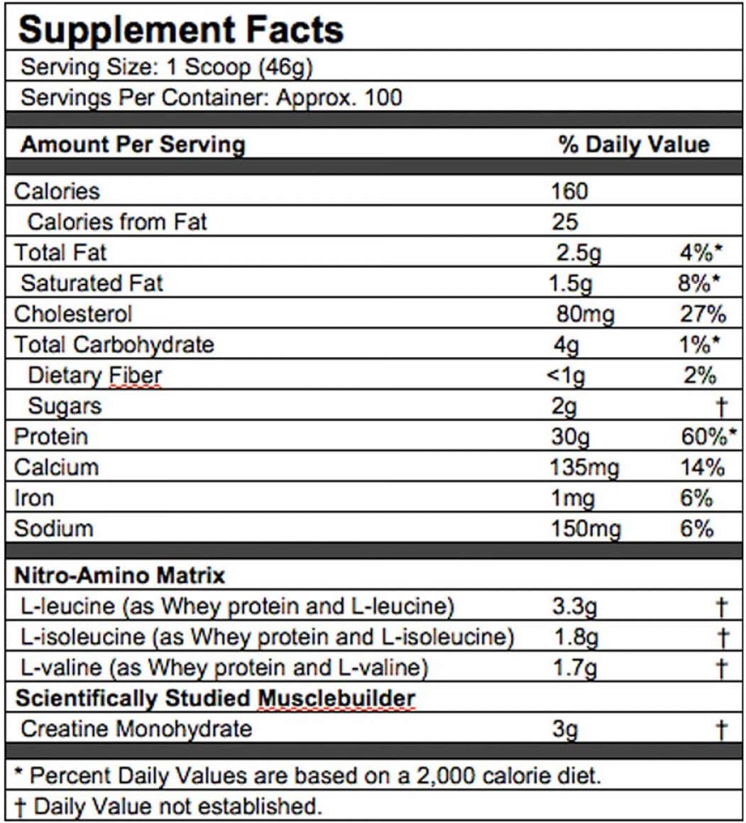 Whey Protein Powder Isolate & Peptides with Creatine and BCAA Amino Acids K47265