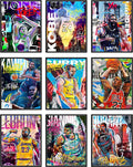 Set of 9 Unframed 8"x10" Basketball Sports Poster F6142