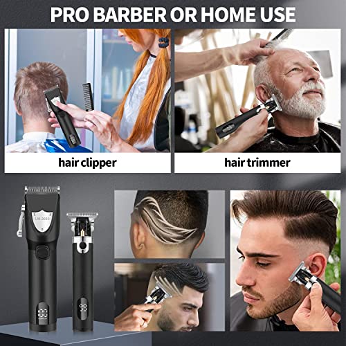Cordless Hair Clippers Electric Trimmer (Black) B85540