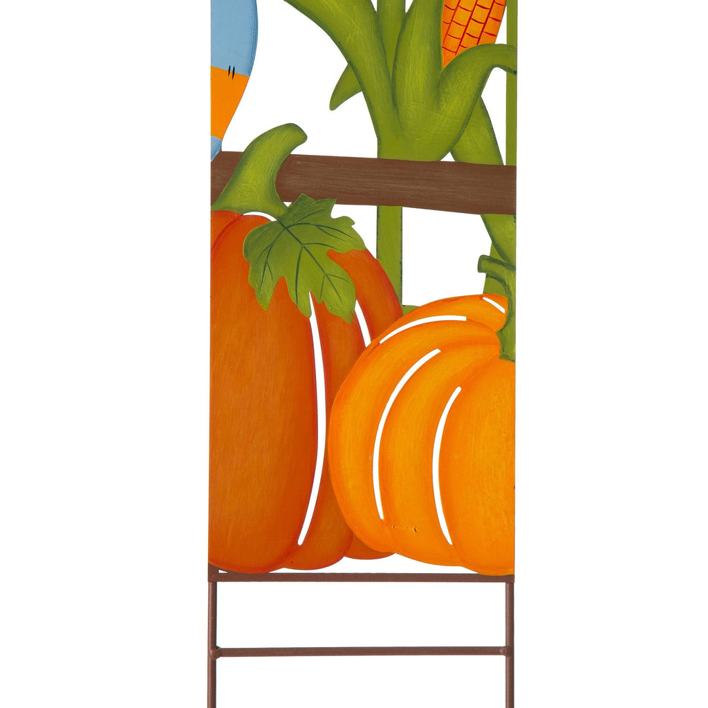 Metal Scarecrow & Corns Yard Stake C701