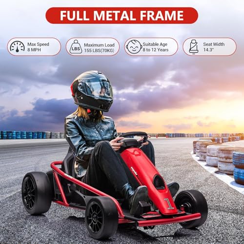 24V Electric Drift Kart Car with 2×300W Motor Z8152