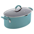 8-Quart Nonstick Covered Pasta Pot with Pour Spout L2483