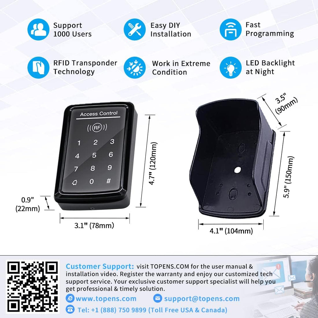 Wired Keypad DC 12V 24V C711834