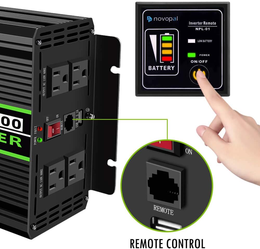 1500 Watt Pure Sine Wave Power Inverter C9836