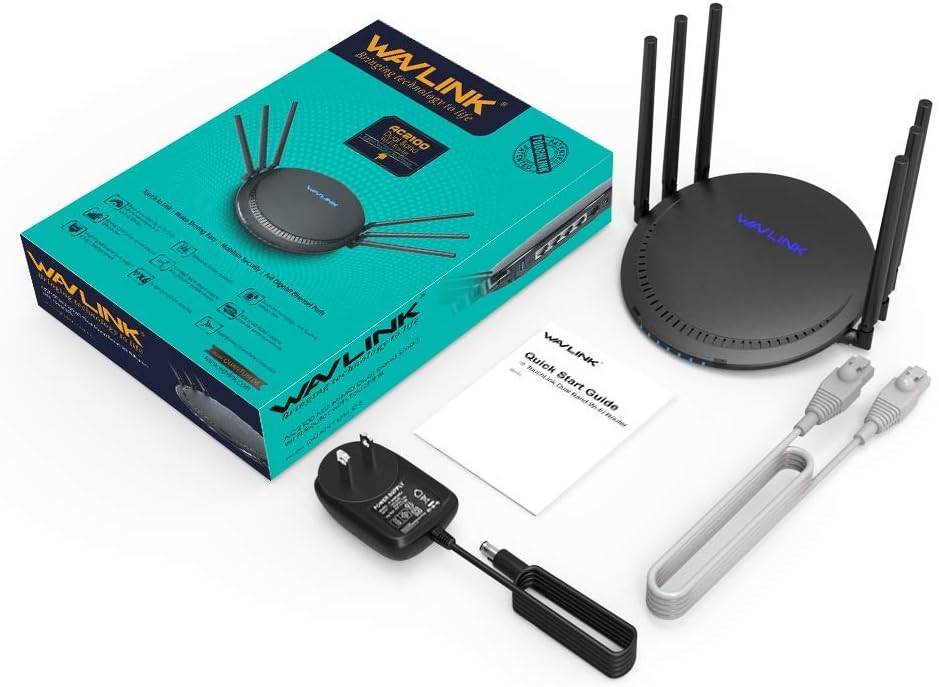 AC2100 Dual Band Gigabit Wireless Router with USB 3.0 Port, 4 Antennas, Pack of 2 E1038
